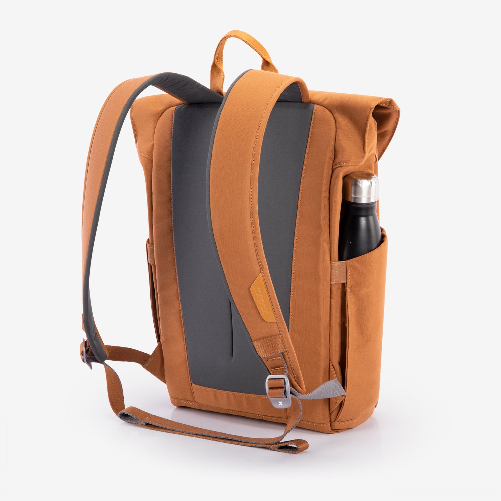 Mopak Sleek Backpack_straps #color_brown
