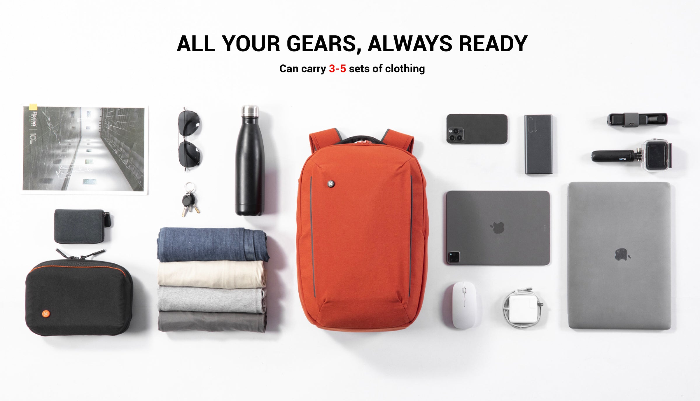 Everyday Carry essentials for tablets and Macbook laptop from Mopak