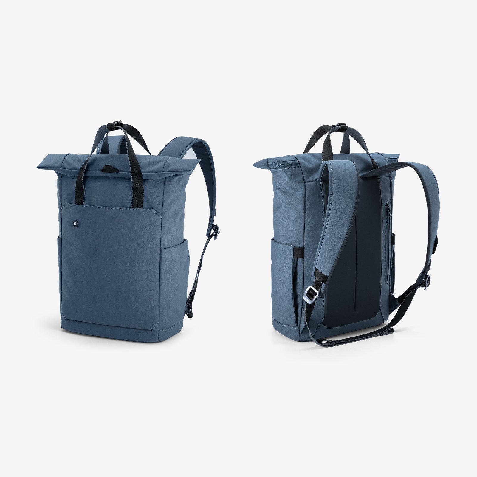 City Cycle Backpack_Mopak Urban front and back #color_blue