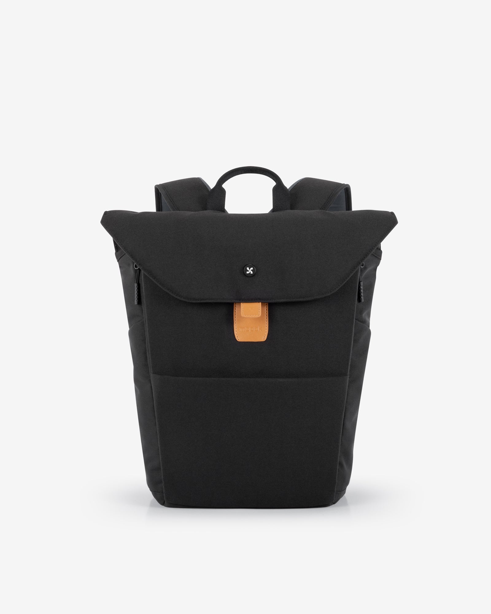 Mopak Sleek Backpack_front #color_black