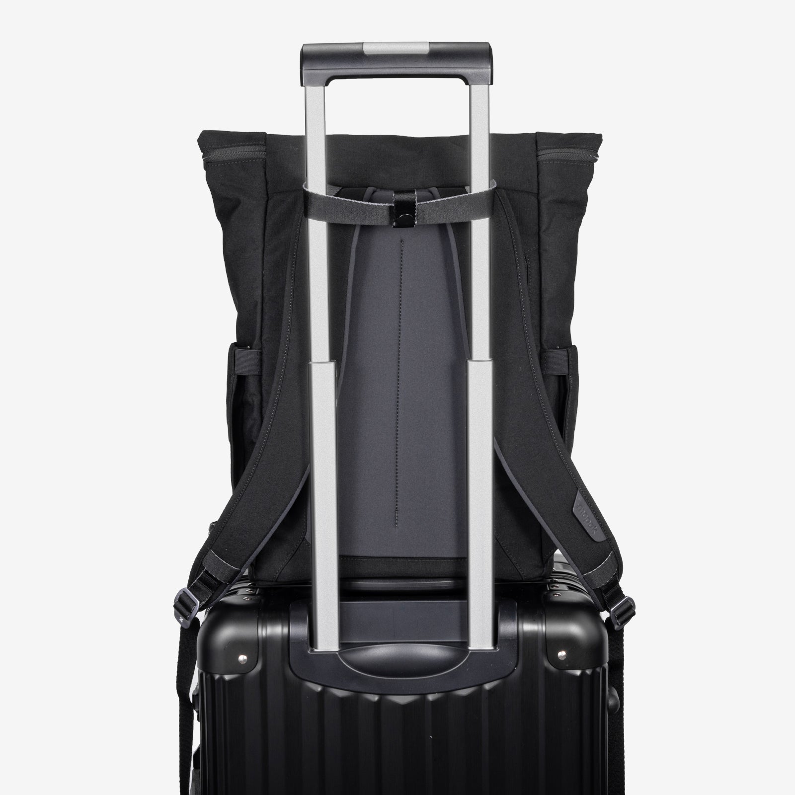 City Cycle Backpack_Mopak Urban luggage handle #color_black