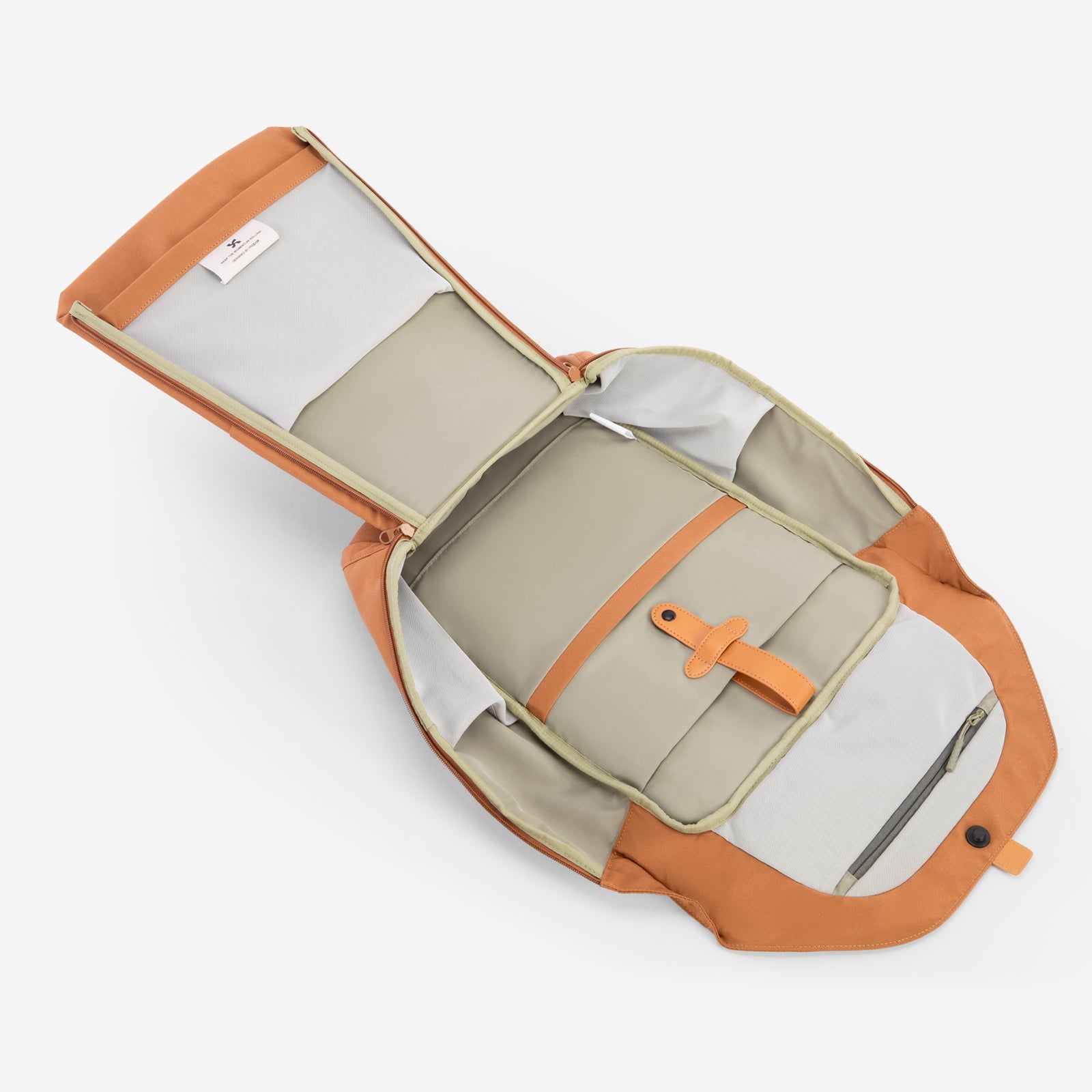 Mopak Sleek foldable Backpack #color_brown