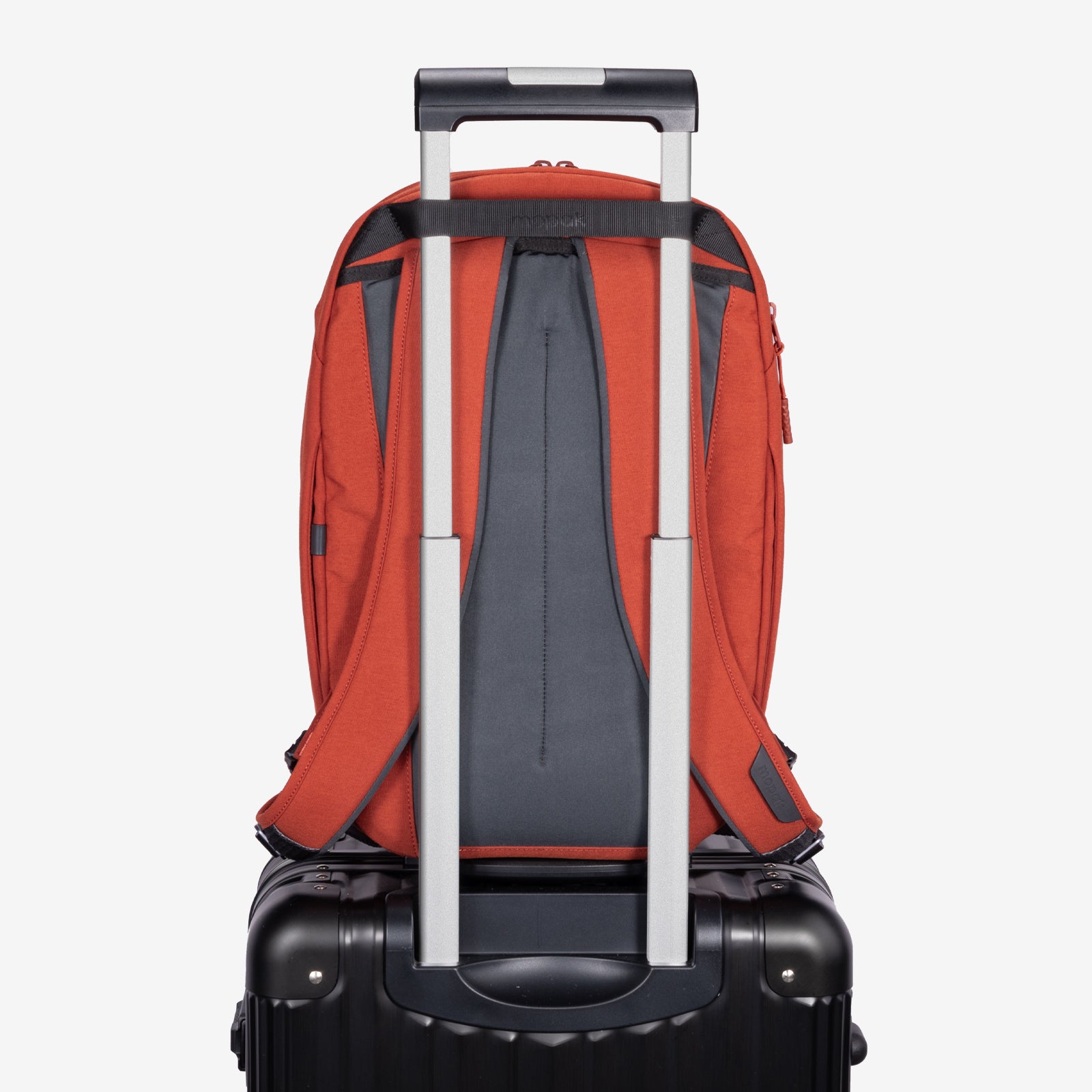 Mopak City Backpack luggage handle #color_henna
