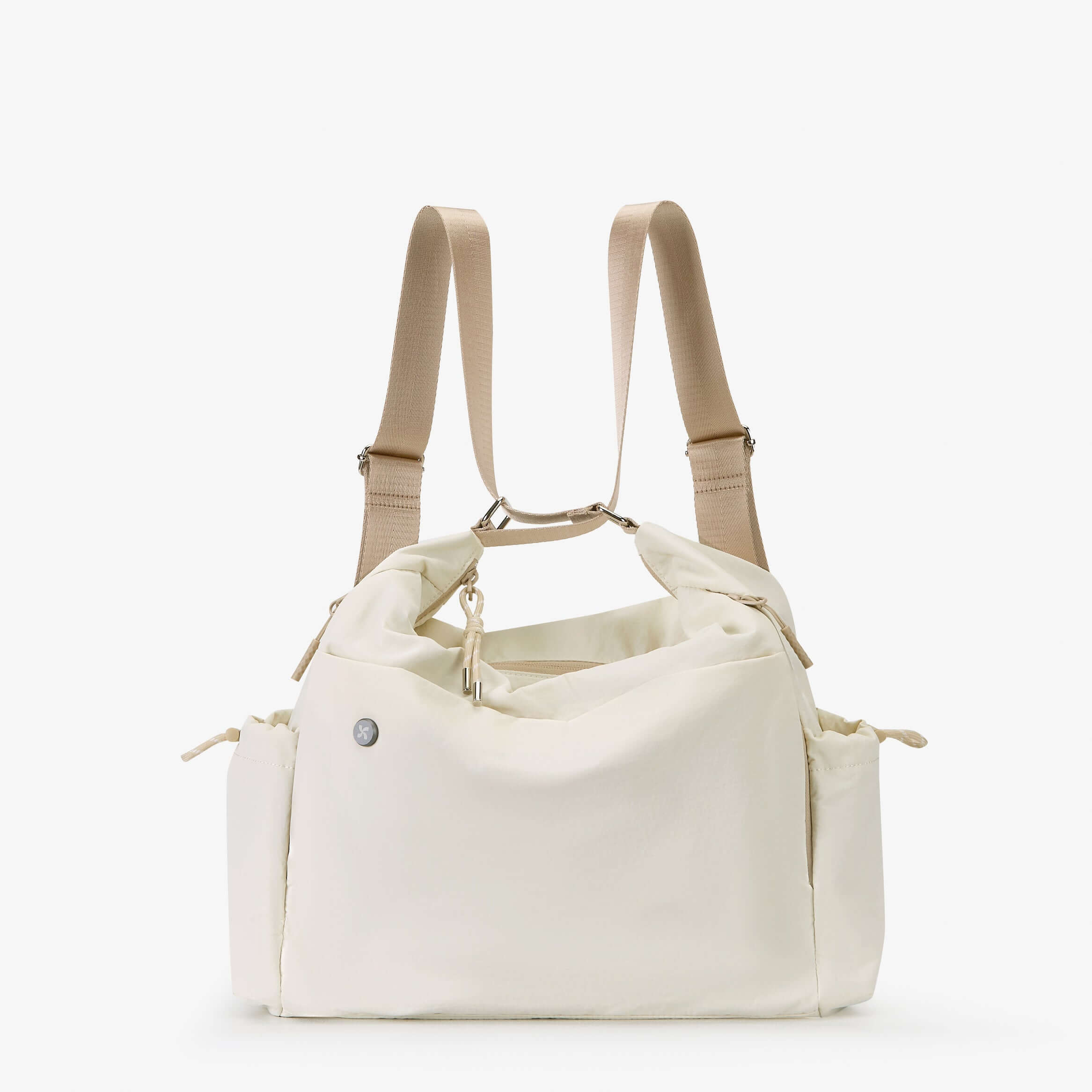 Air Convert Tote in organic fabric, versatile backpack and sling perfect for urban souls. Mopak new from lululemon.