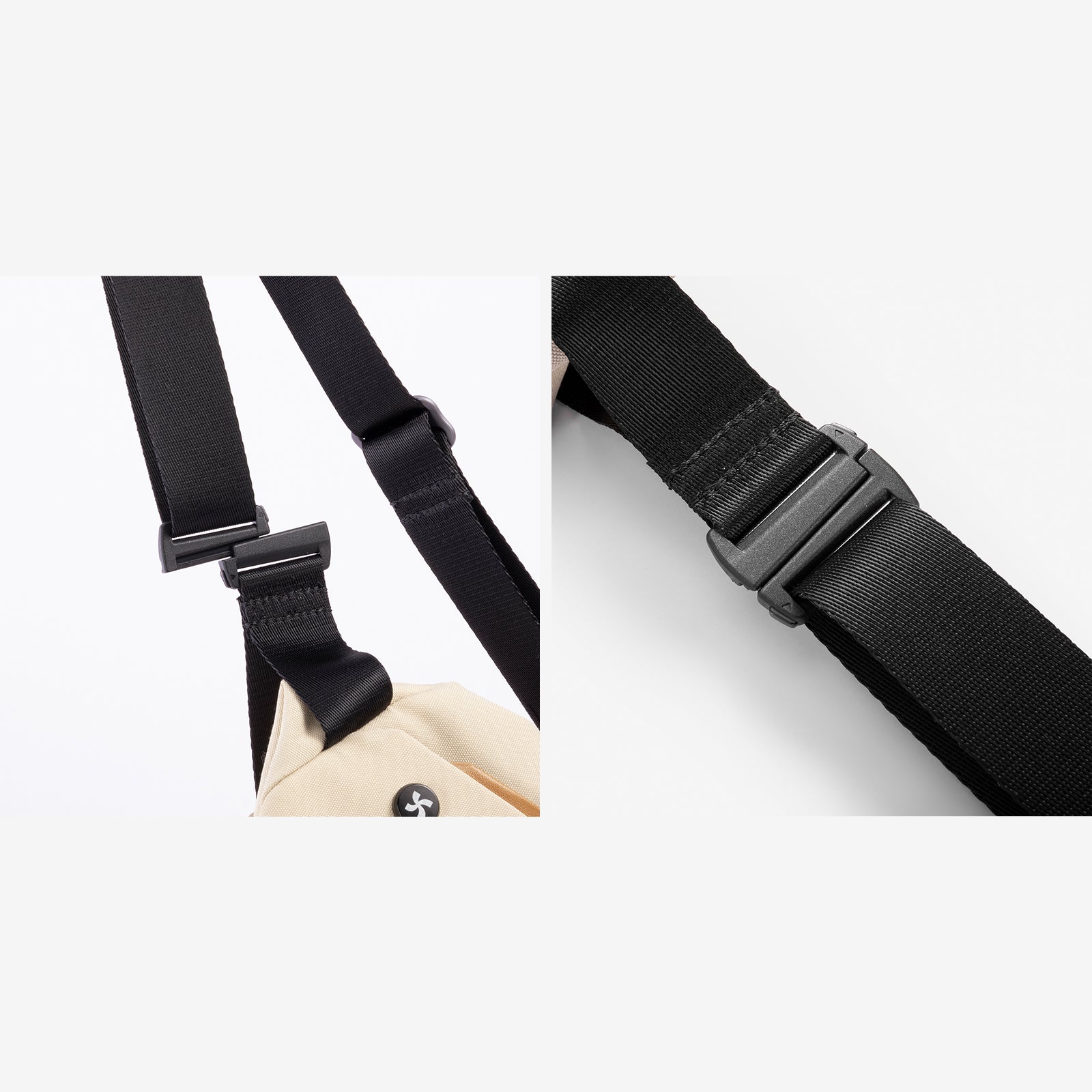 Mopak Wanderer Sling buckle and strap #color_black