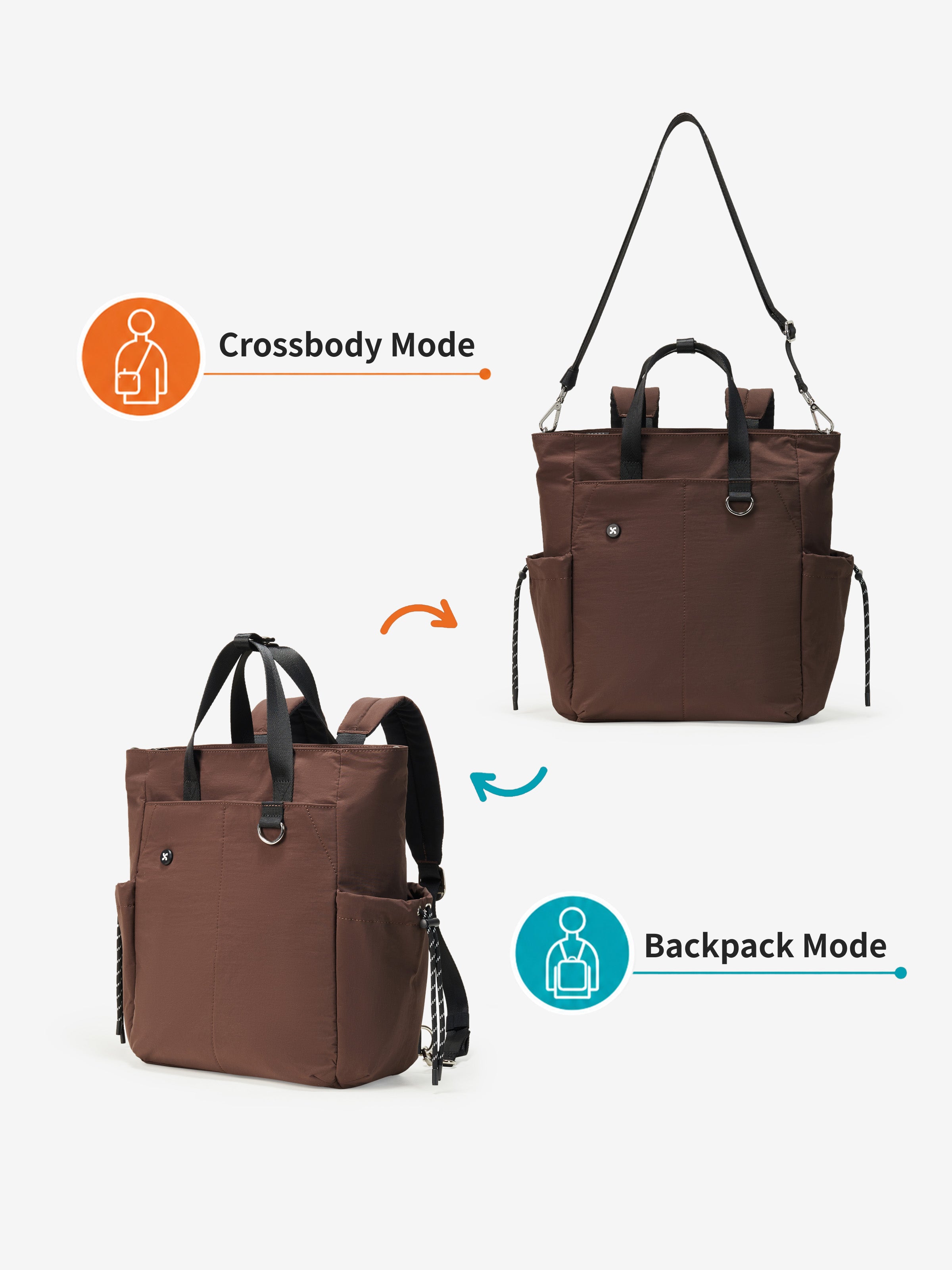 Cocoa Air Daily Pack have two ways of carring