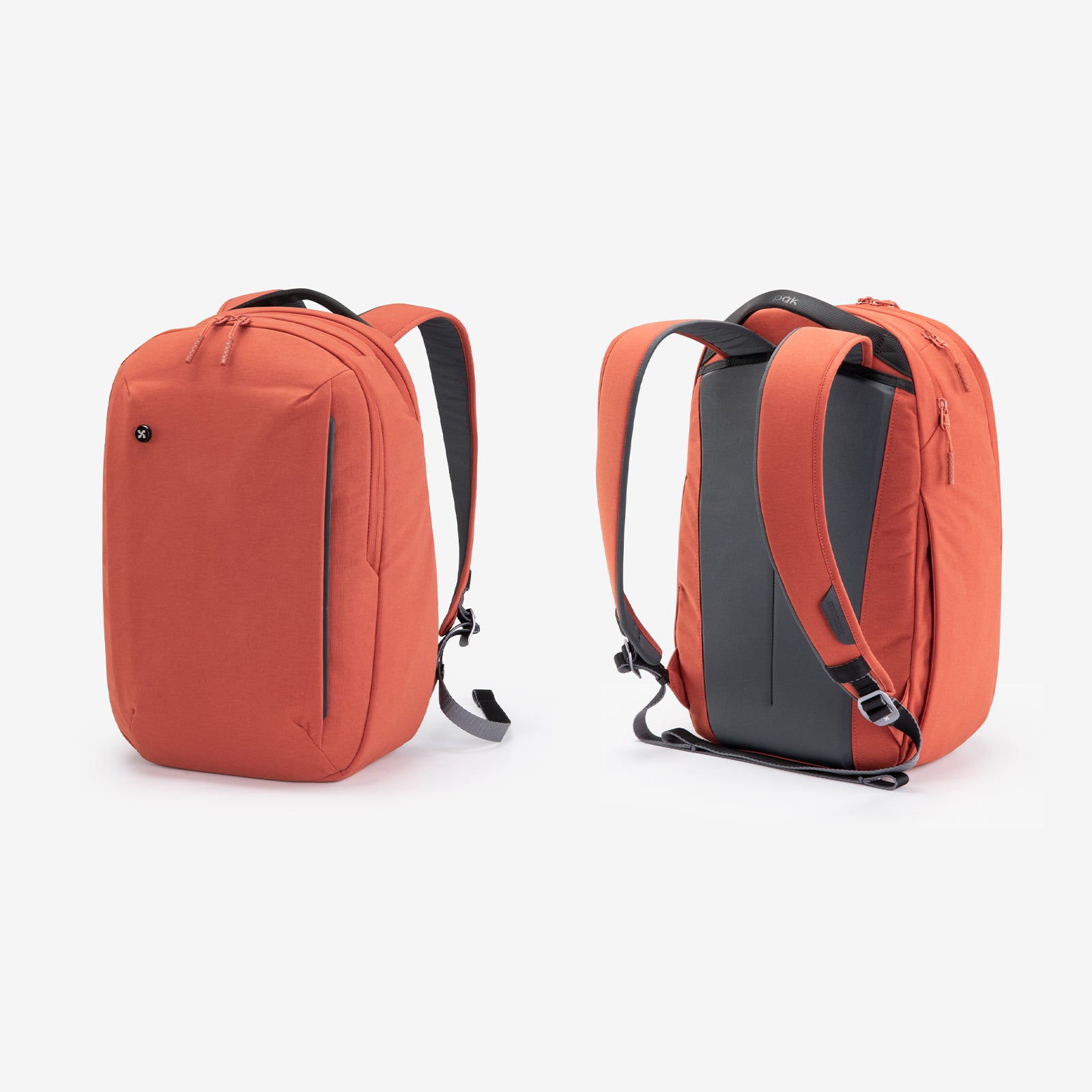 Mopak City Adventurer Backpack front and back henna #color_henna