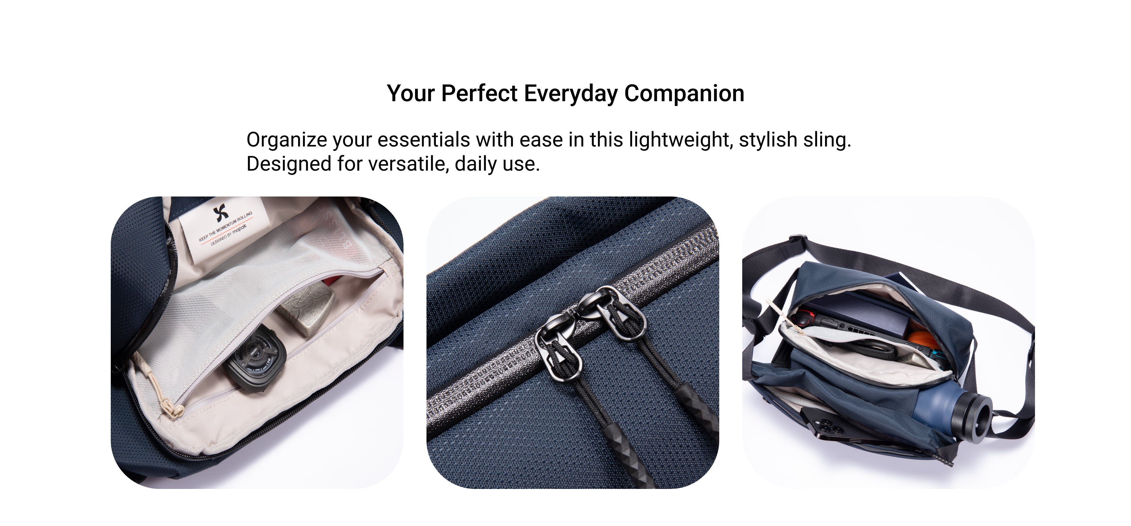 mopak スリングバッグ 毎日使えるスリングバッグ | 多用途コレクション | Mopak