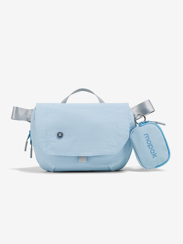 Mopak light blue Wisp Sling on white bakcground